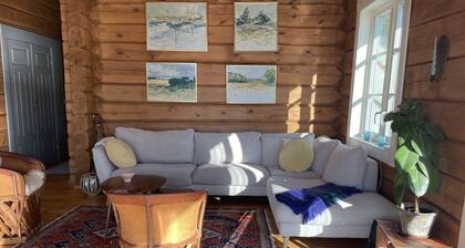 Luxury cabin with private coastline
