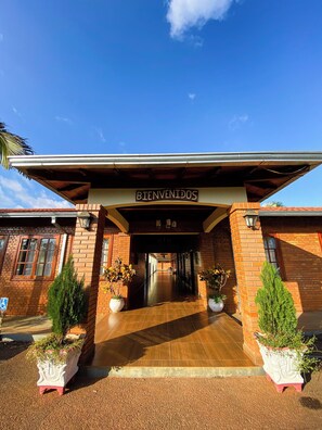 Majoituspaikan julkisivu