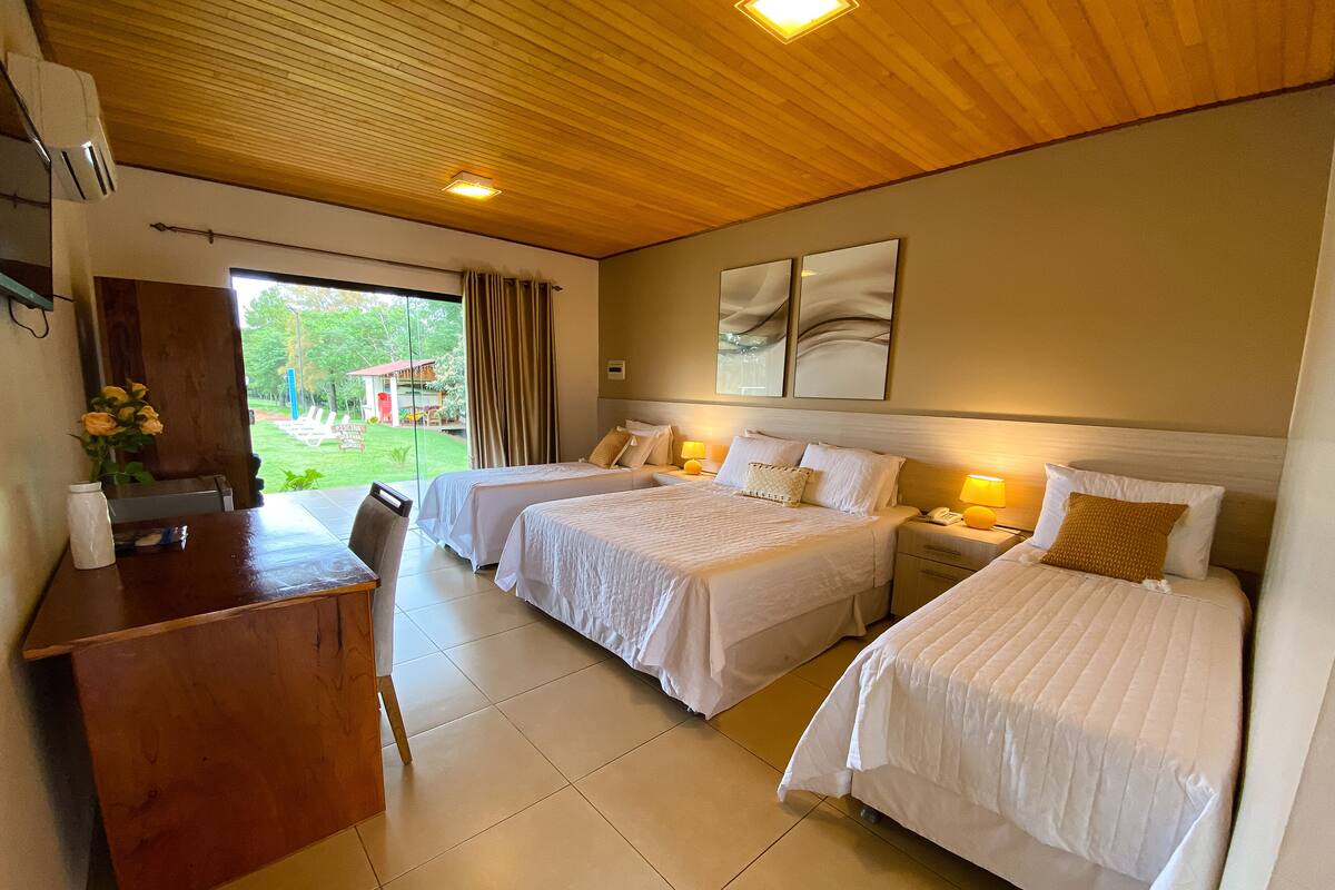 Premium bedding, down comforters, pillowtop beds, minibar