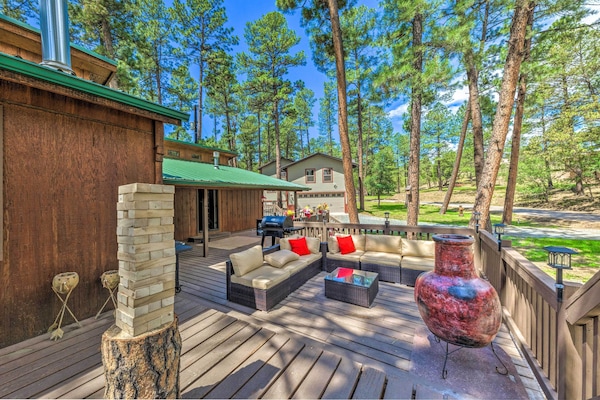 Ruidoso Vacation Rental | 3BR | 2BA | 1,700 Sq Ft | Steps Required