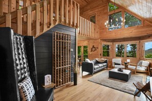Smart TV, fireplace, video games