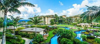 Waipouli Beach Resort Exquisite Oceanview Overlooking the Fantasy Pool