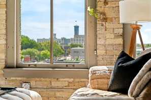 Interior - "The Goatel" apt w/ free parking & workout rm (Milwaukee)