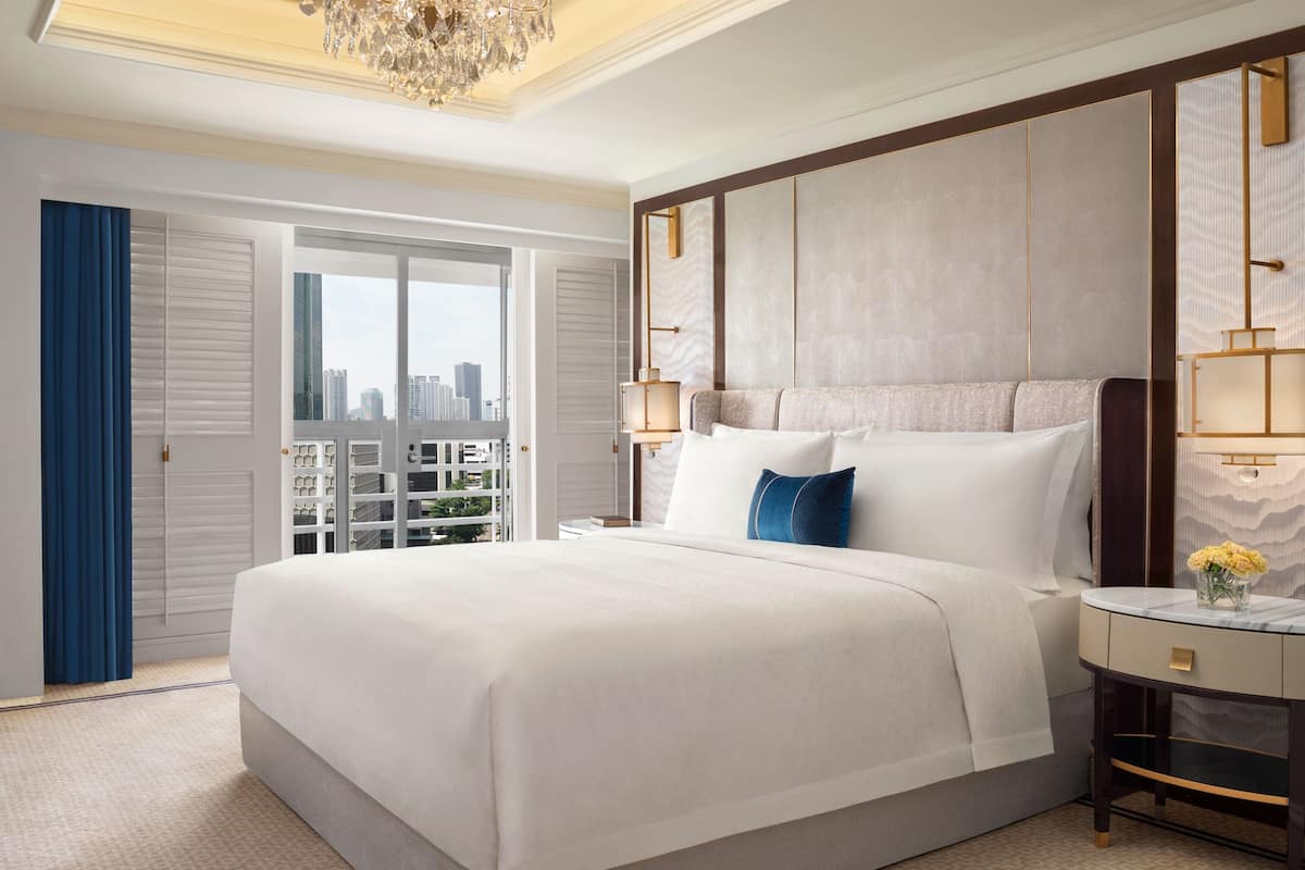 1 chambre, literie de qualité supérieure, couette en duvet d'oie