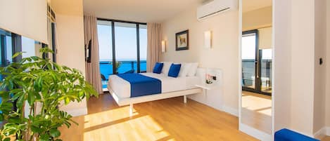 1 chambre, matelas mémoire de forme, minibar