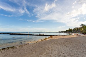 Tæt på stranden, badehåndklæder