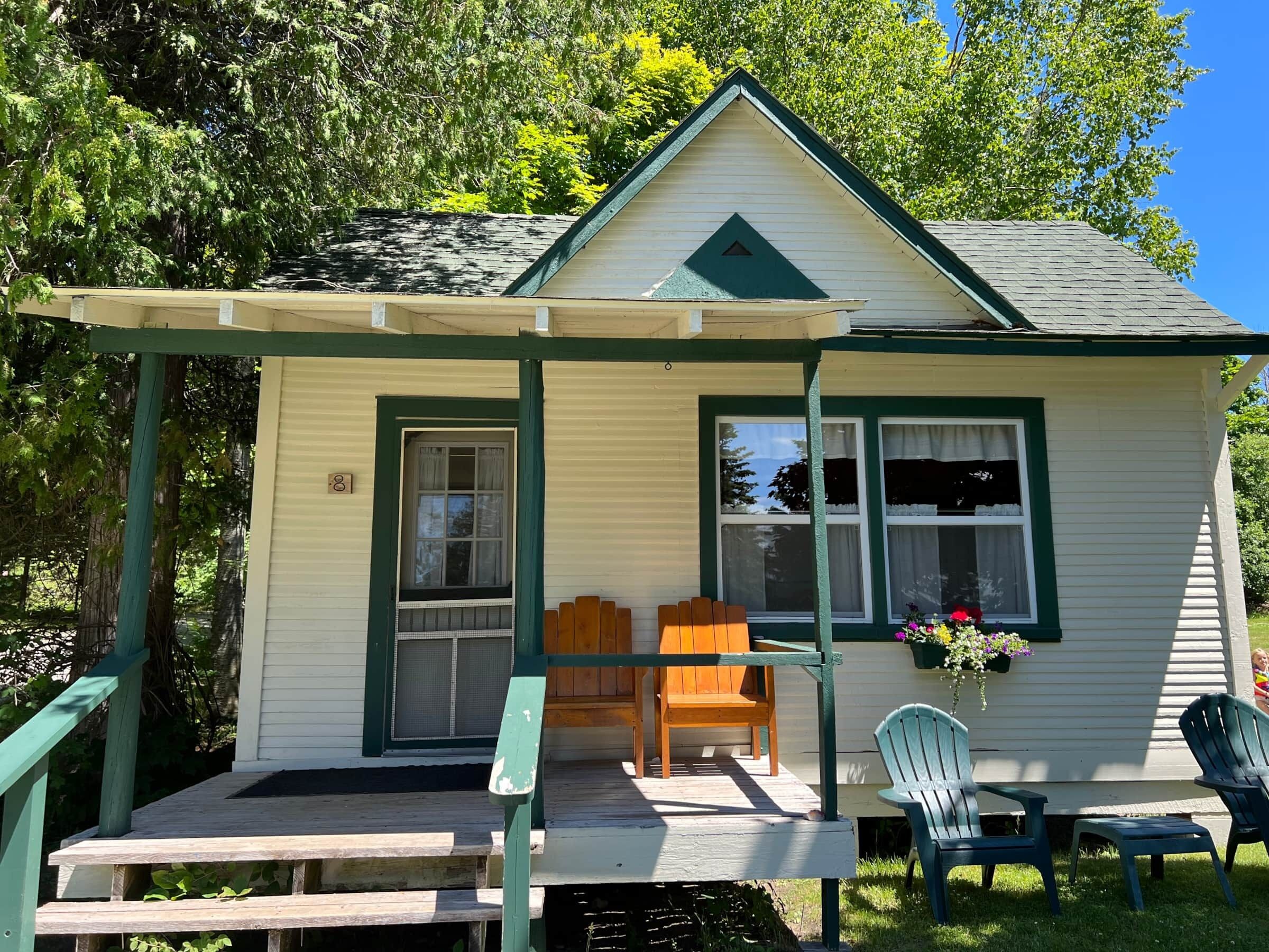 No. 8 Cabin porch 