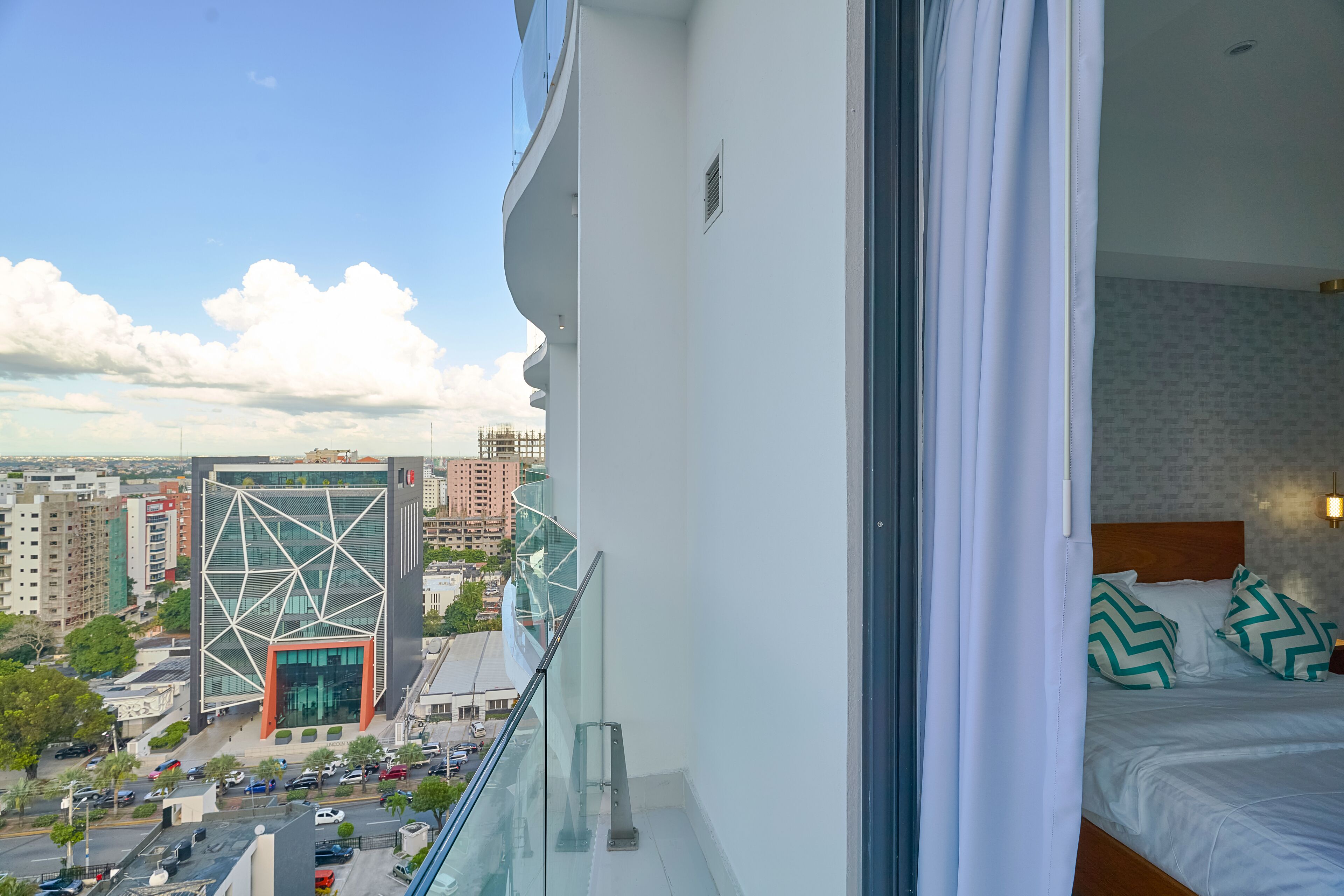 Executive Room, 2 Bedrooms, Non Smoking, City View | Balcony view