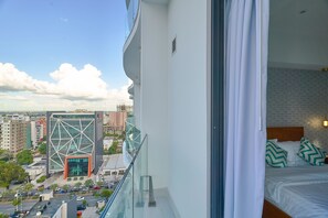 Executive Room, 2 Bedrooms, Non Smoking, City View | Balcony view - Monaco Residences Piantini (Santo Domingo)