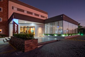 Front of property - evening/night