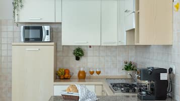 Leilighet â basic | Eget kjĂžkken | KjĂžleskap, mikrobĂžlgeovn, ovn og kokeplater