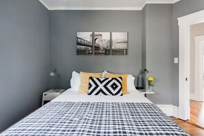 2 chambres, lit de bébé portatif, accès au Wi-Fi (inclus)