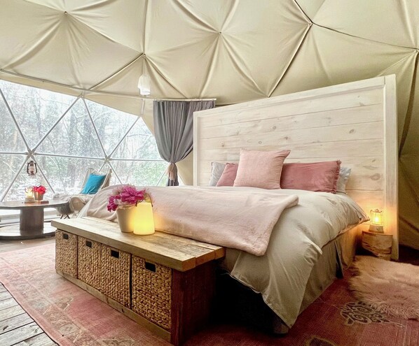 1 habitación y ropa de cama