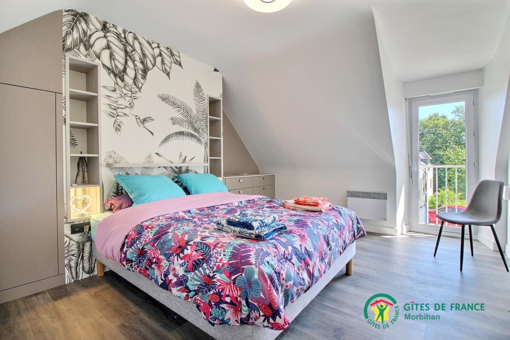 2 chambres, fer et planche à repasser, Wi-Fi gratuit, draps fournis