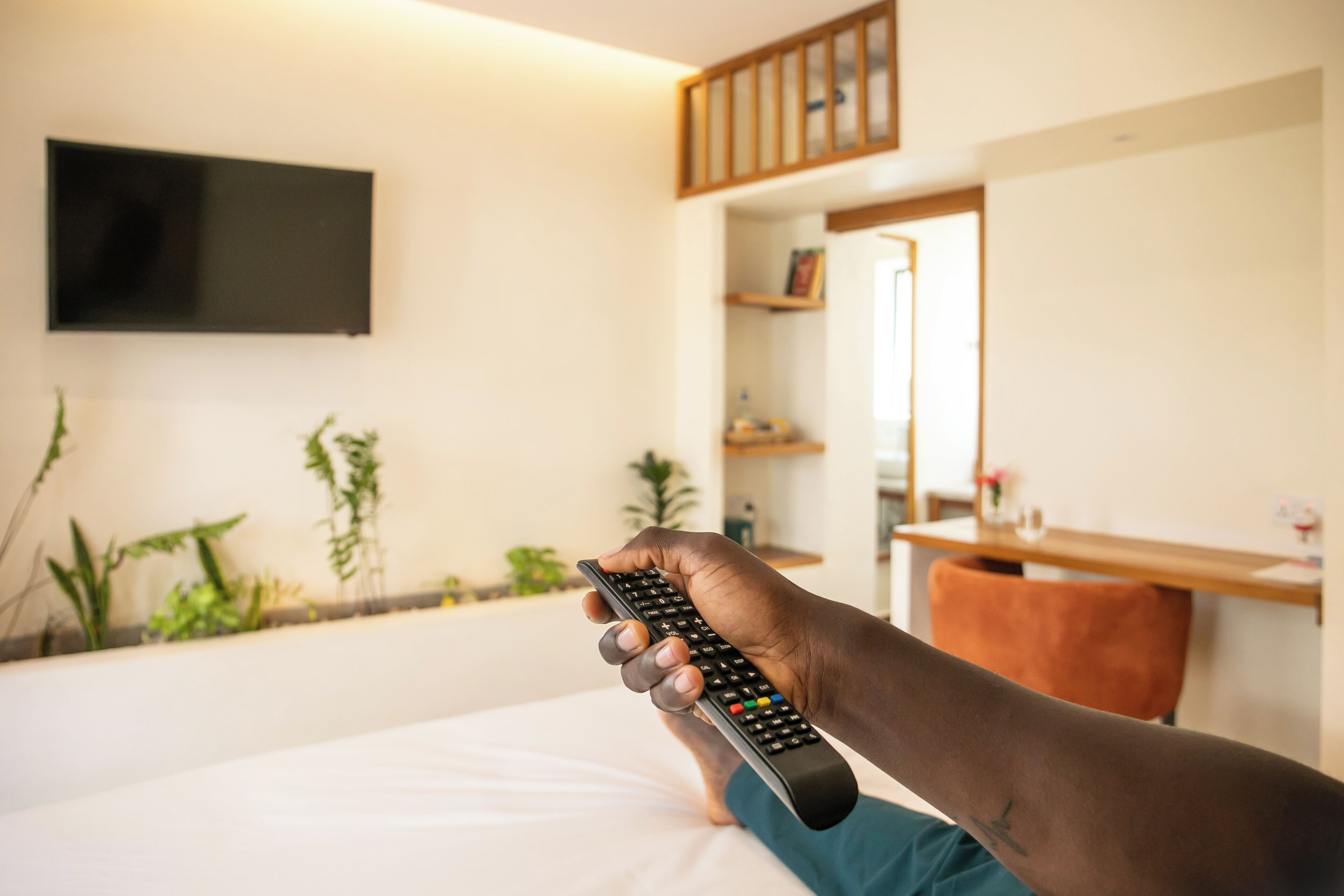 Habitación doble | Decoración individual, mobiliario individual, escritorio