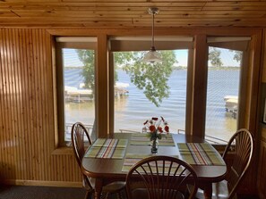 View from dining table