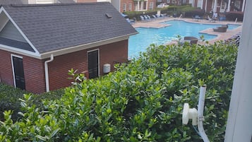 Piscine extérieure, piscine chauffée