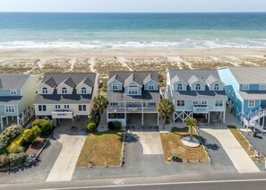 Exterior - Hobbs Realty - Oceanfront Home w/Private Pool And Offers Early Check-In! (Holden Beach)