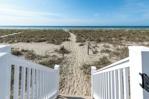 On the beach