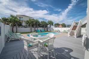 A heated pool - Carolina in My Mind - Private pool, walking distance to beach, and more! (Holden Beach)