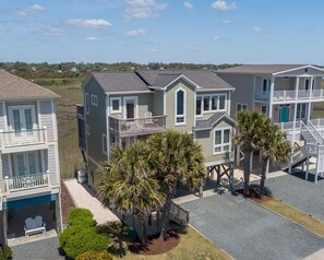 Exterior - Hobbs Realty - “Devils Rest” | Island Escape w/ Stunning Views – Dog Friendly (Holden Beach)