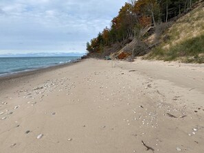 On the beach