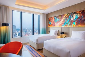 Egyptian cotton sheets, premium bedding, down comforters, pillowtop beds - Hilton Kinshasa (Kinshasa)