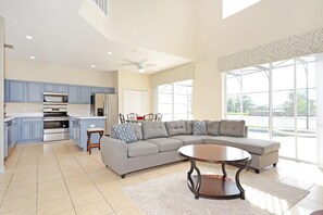 獨棟房屋, 6 間臥室 | 客廳