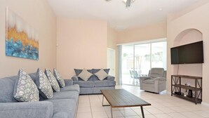 Ferienhaus, 4 Schlafzimmer | Wohnzimmer