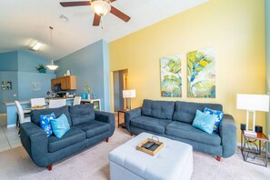 Ferienhaus, 4 Schlafzimmer | Wohnzimmer