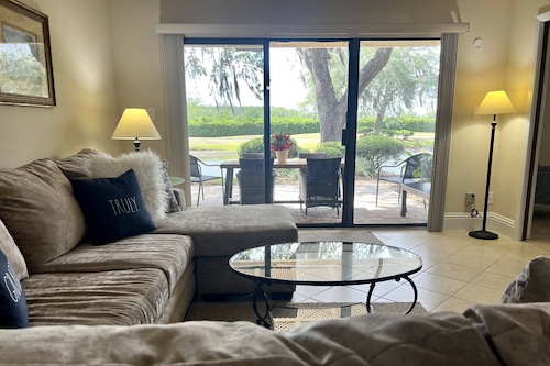 Relaxing Ground-Floor Retreat |King Suite & Private Patio |Saddlebrook Resort Amenities |Pools