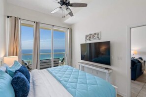 2 bedrooms, iron/ironing board, travel cot, free WiFi - Emerald Isle 1702 - 𝑯𝒆𝒓𝒐𝒏 𝑩𝒍𝒆𝒖 (Top Floor- PH) (Pensacola Beach)