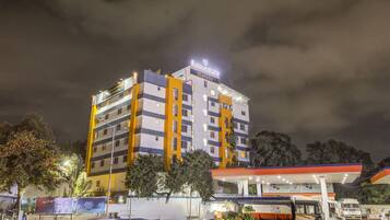 Front of property – evening/night