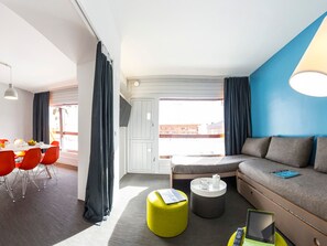 TV - Renovated 3-room apartment - Ski-in/ski-out - 8 people (Les Arcs 2000)