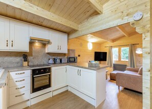 Fridge, oven, stovetop, toaster