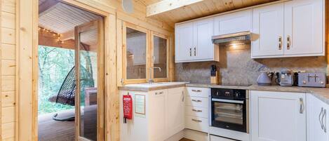 Fridge, oven, stovetop, toaster