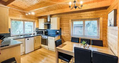 Four berth lodge with one master double and one twin each with wardrobe.