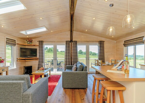 Unclassified image, 1 of 18, button - Luxurious and contemporary lodge with stunning countryside views. (Ashover)