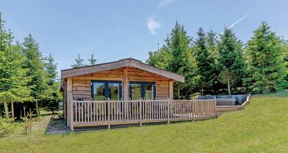 Luxurious and contemporary lodge with stunning countryside views.