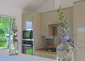 Fridge, oven, stovetop, toaster