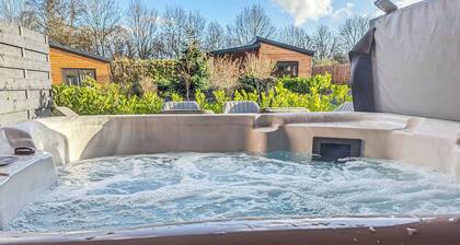 A beautiful bespoke lodge perfect for a family escape with pets.