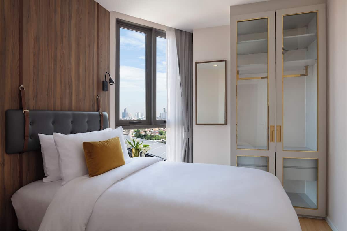 1 habitación, ropa de cama de alta calidad y insonorización
