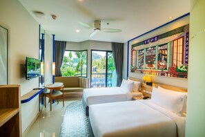 In-room safe, desk, laptop workspace, blackout curtains - Holiday Style Ao Nang Beach Resort Krabi (Krabi)