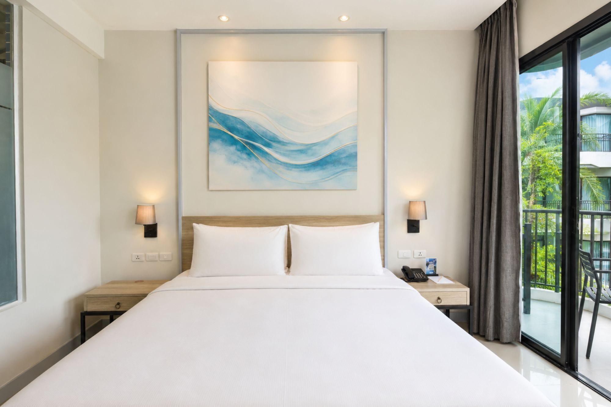 Superior-Doppel- oder -Zweibettzimmer, Poolblick