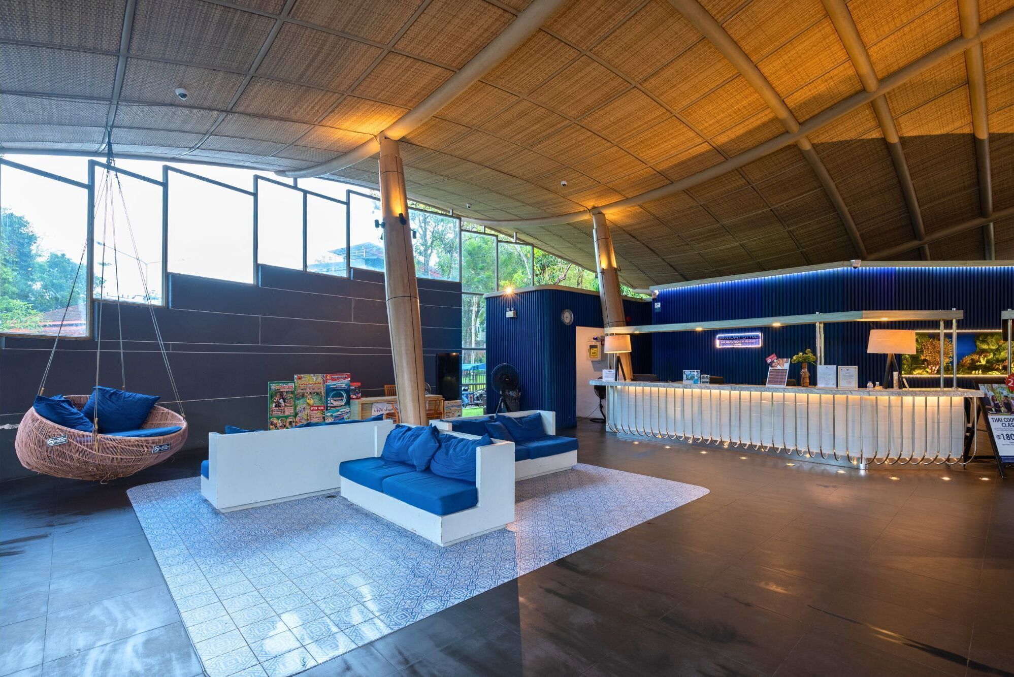 Sala de estar en el lobby