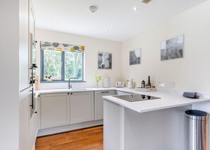 Kühlschrank, Ofen, Herdplatte, Geschirrspüler