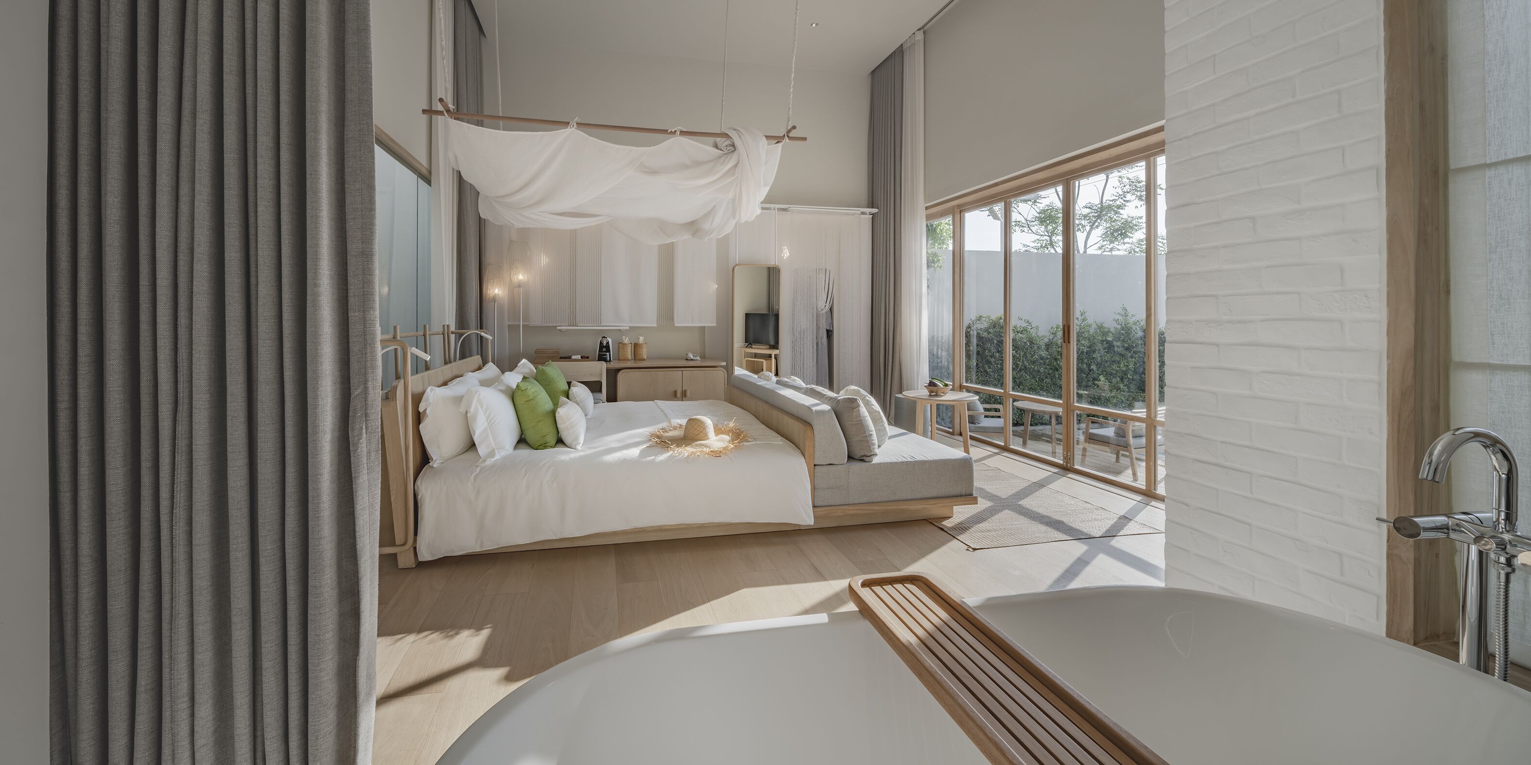 River View Pool Villa | เครื่องนอนป้องกันสารก่อภูมิแพ้, ผ้านวมขนเป็ด, มินิบาร์
