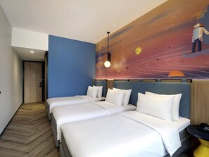 Family Triple Room, City View | In-room safe, desk, blackout drapes, iron/ironing board - Ibis Styles Semarang Simpang Lima (Semarang)