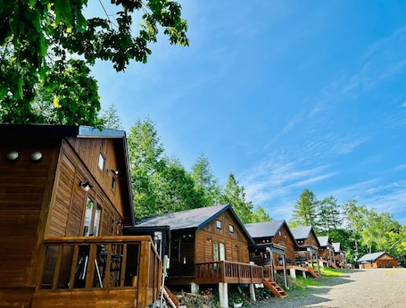 外観. ベッド3台白樺の森コテージ White Birch Cottage / 網走市 北海道