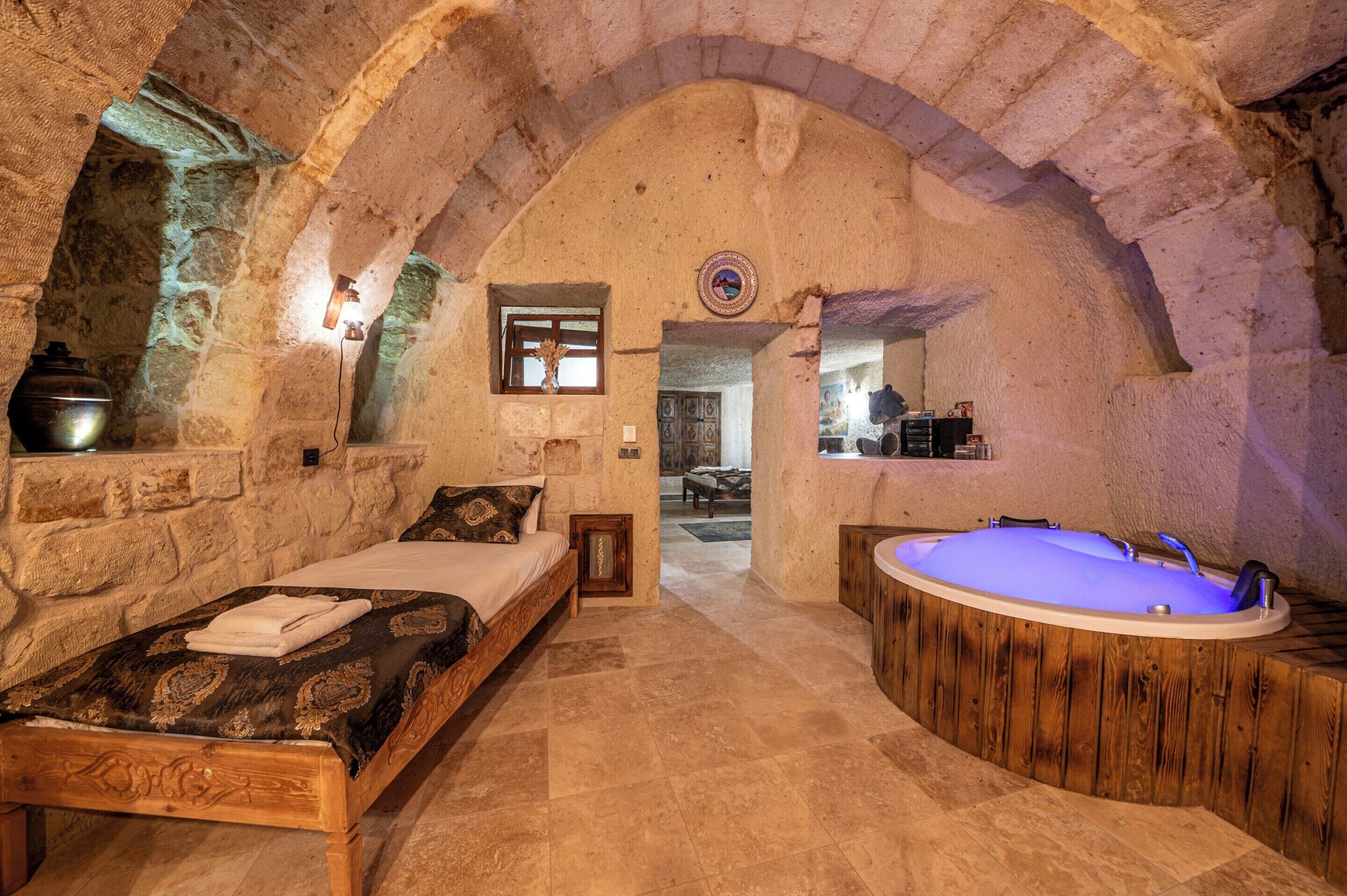 grand suite, 1 king bed, pool view | 1 bedroom, premium bedding, free minibar items, individually decorated